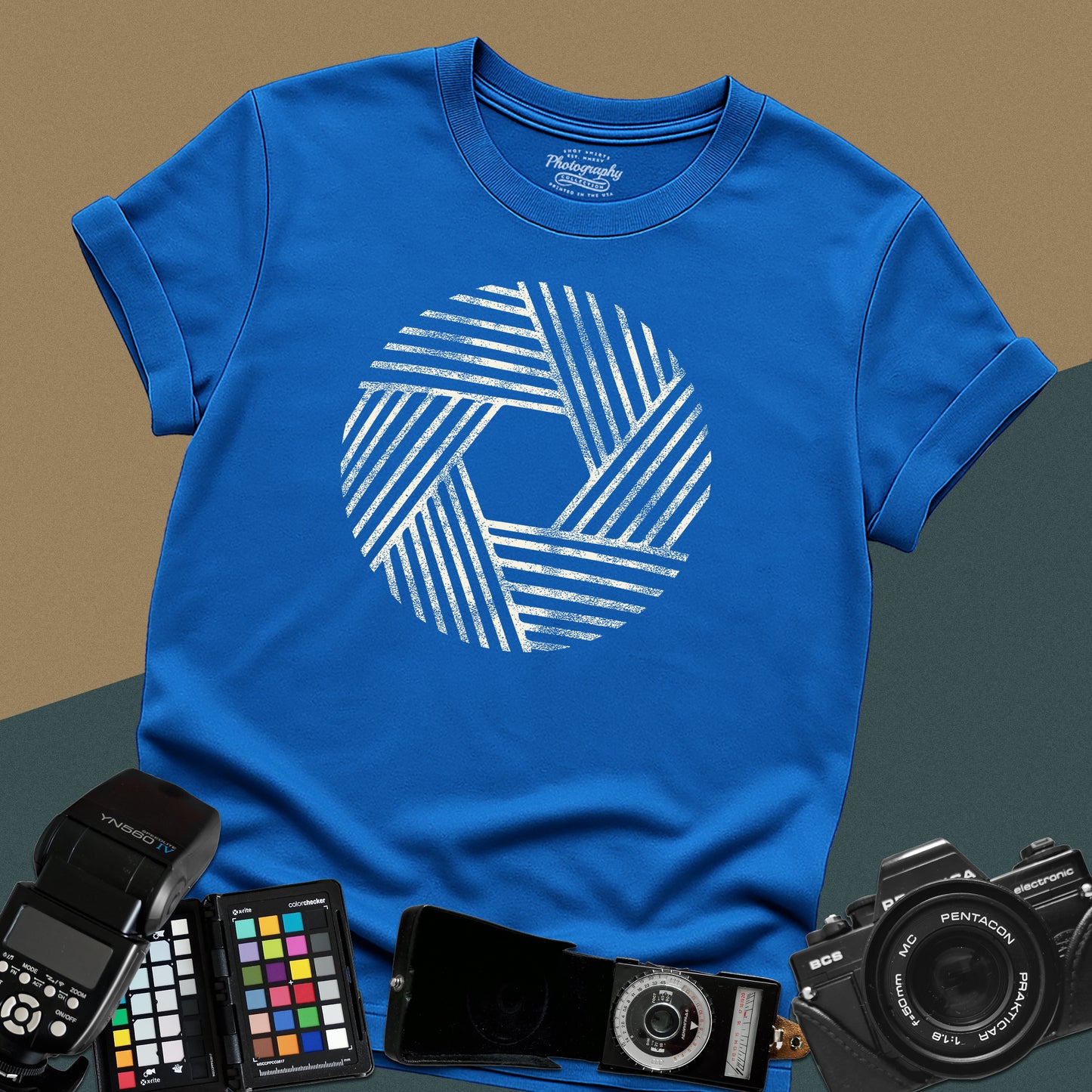 0023. Stylized Aperture Unisex T-Shirt