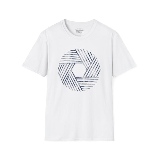 0023. Stylized Aperture Unisex T-Shirt