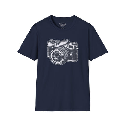 0048. Grunge Retro Photo Camera Unisex T-Shirt