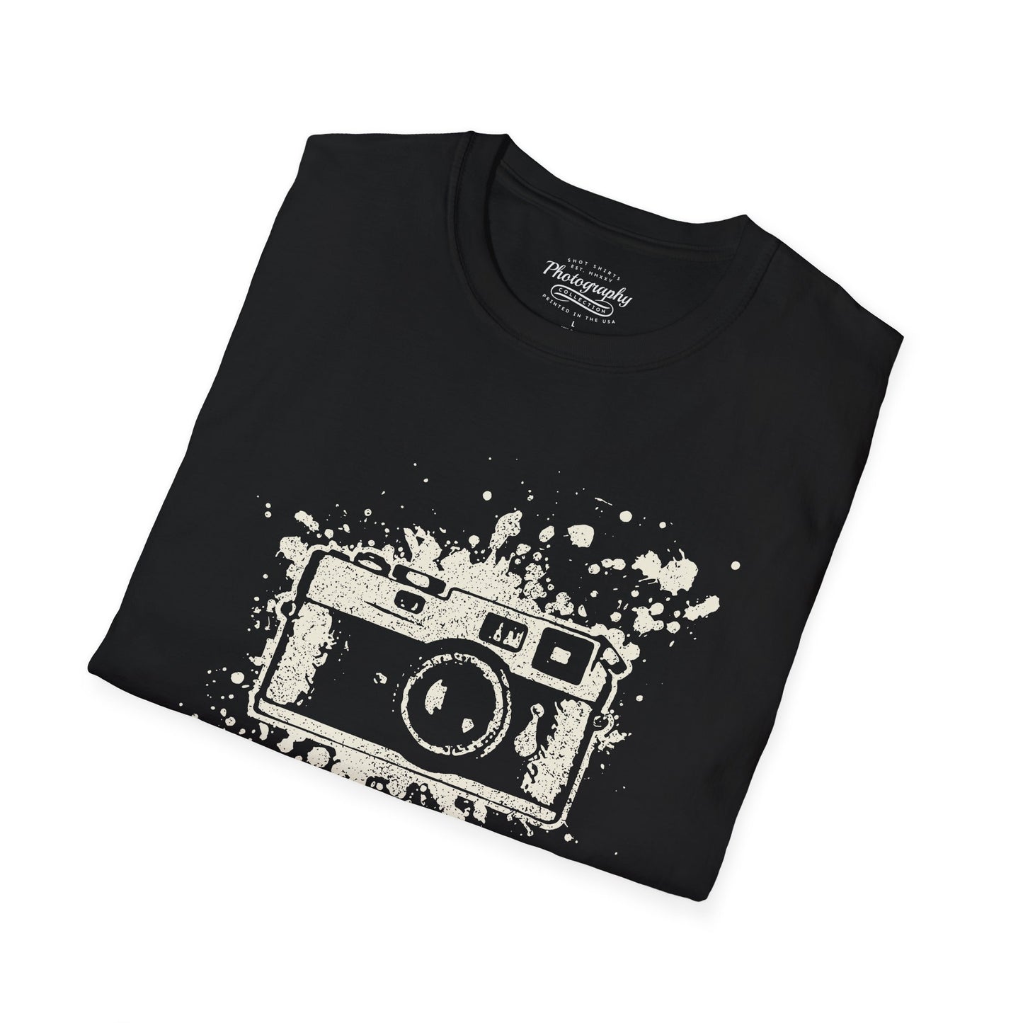 0019. Watercolor Painted Photo Camera Unisex T-Shirt