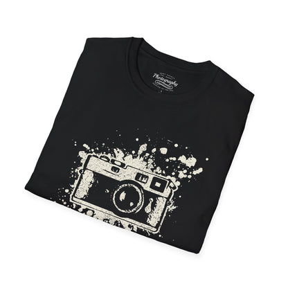0019. Watercolor Painted Photo Camera Unisex T-Shirt