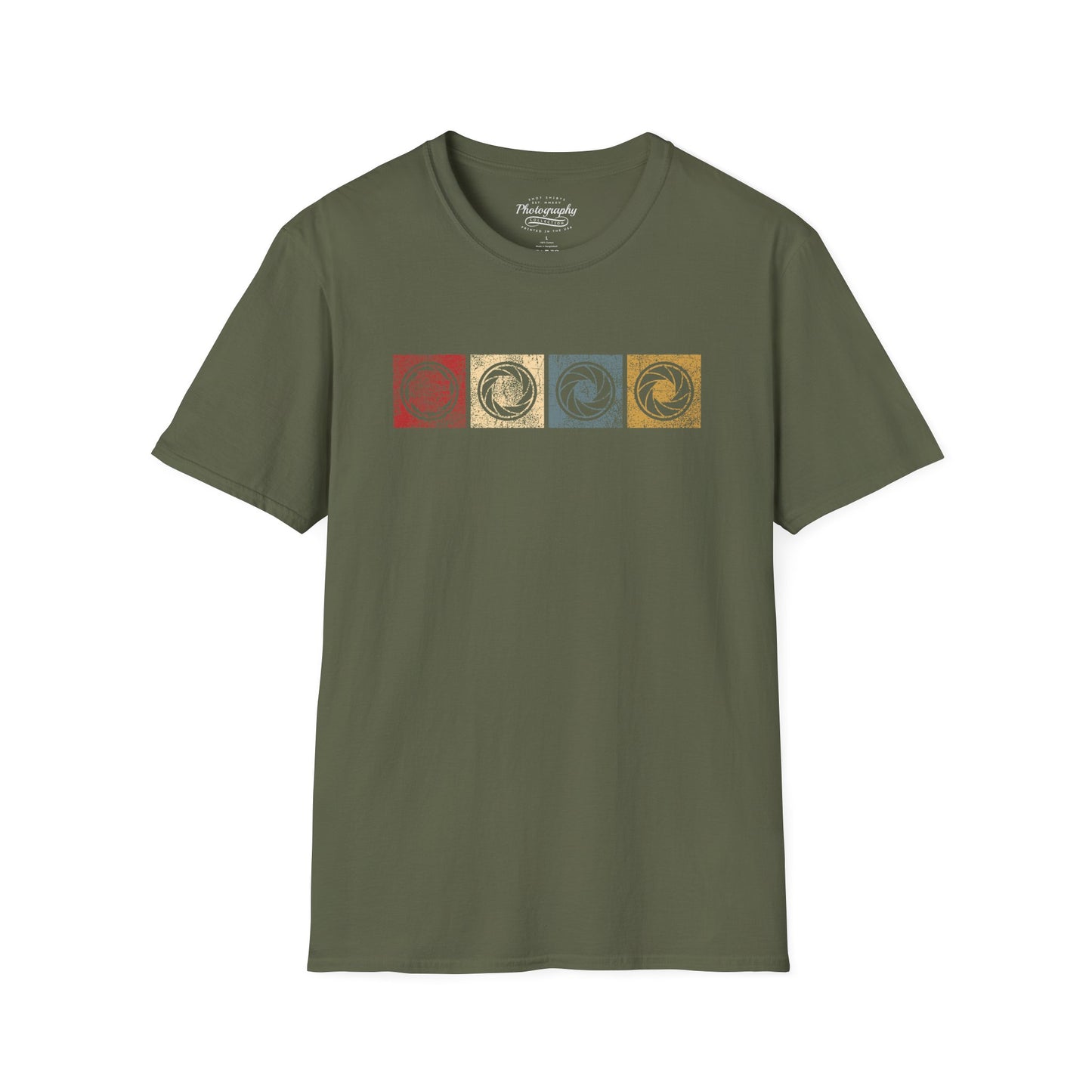 0038. Colorful Photography Apertures Unisex T-Shirt
