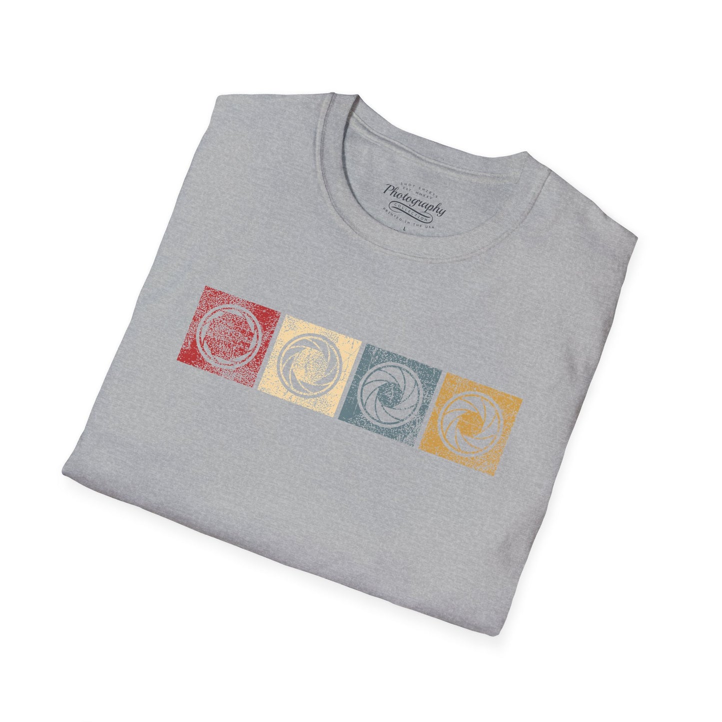 0038. Colorful Photography Apertures Unisex T-Shirt