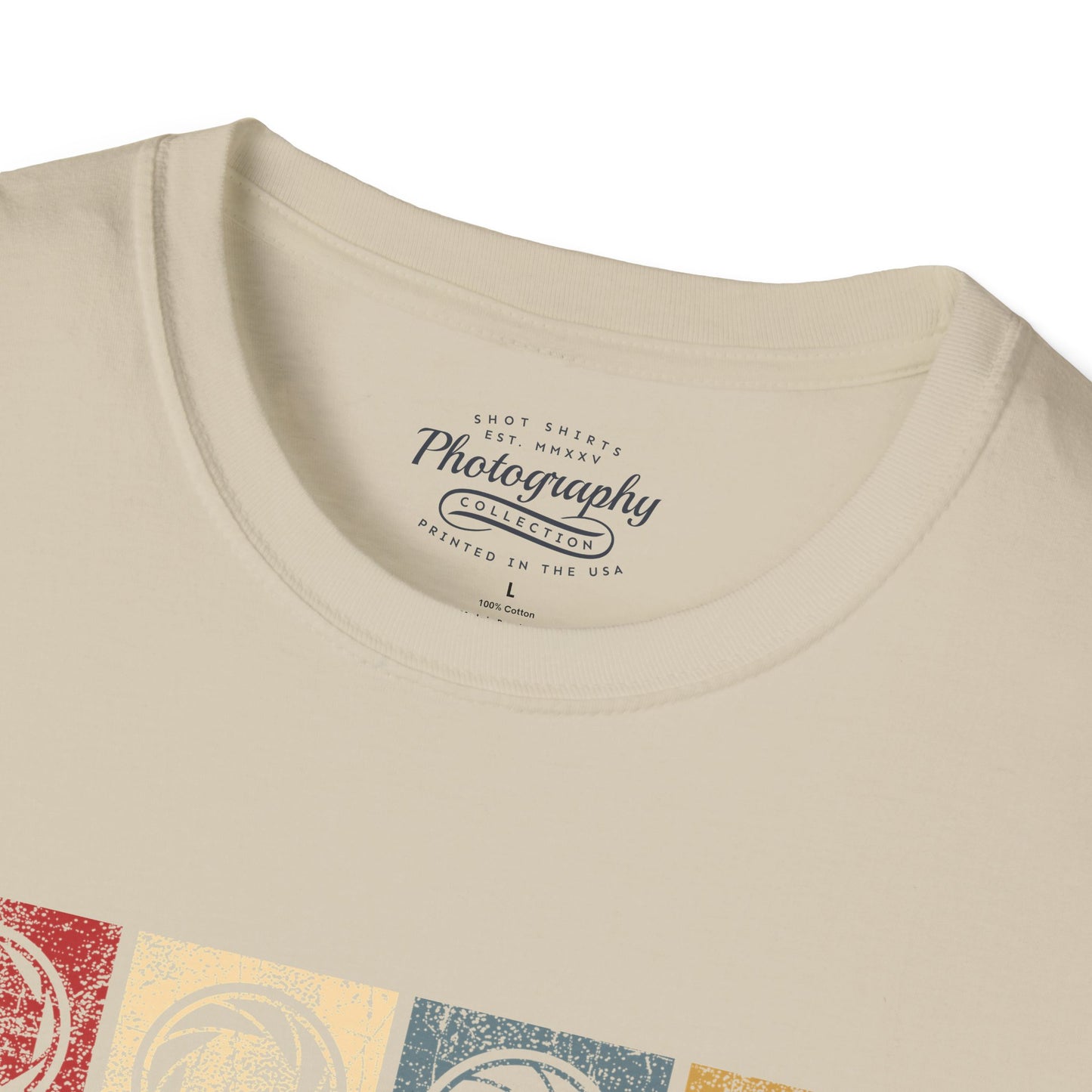 0038. Colorful Photography Apertures Unisex T-Shirt