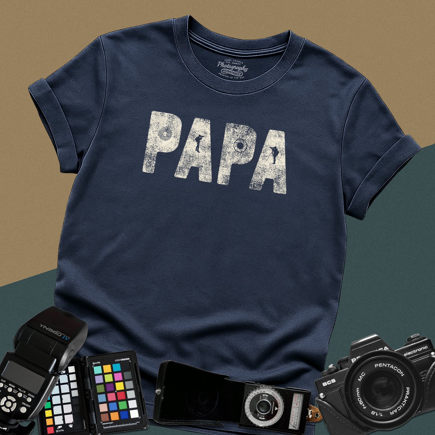 0033. Papa Photographer Unisex T-Shirt