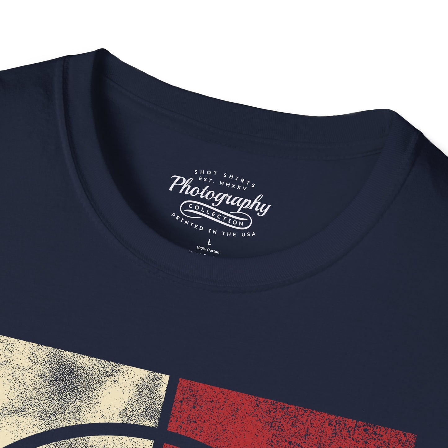 0024. Colored Silhouette Of A Photographer Unisex T-Shirt