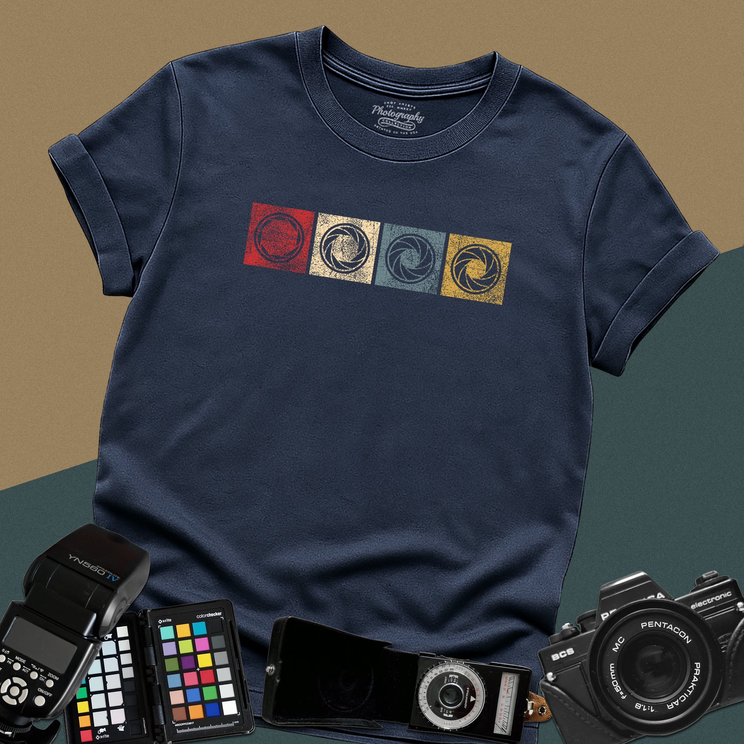 0038. Colorful Photography Apertures Unisex T-Shirt