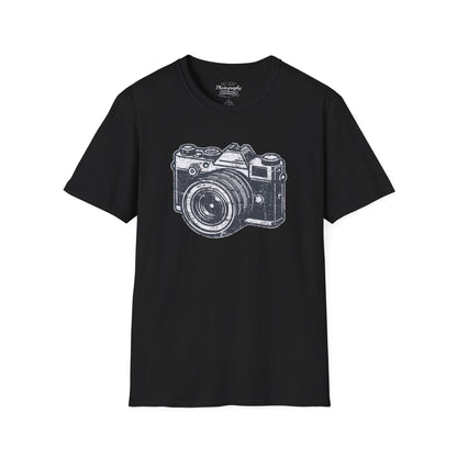 0048. Grunge Retro Photo Camera Unisex T-Shirt