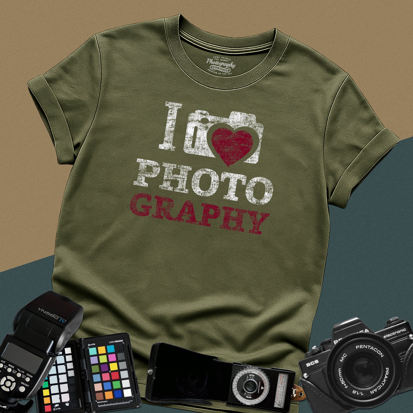 0041. I Love Photography Unisex T-Shirt