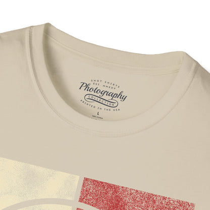 0024. Colored Silhouette Of A Photographer Unisex T-Shirt