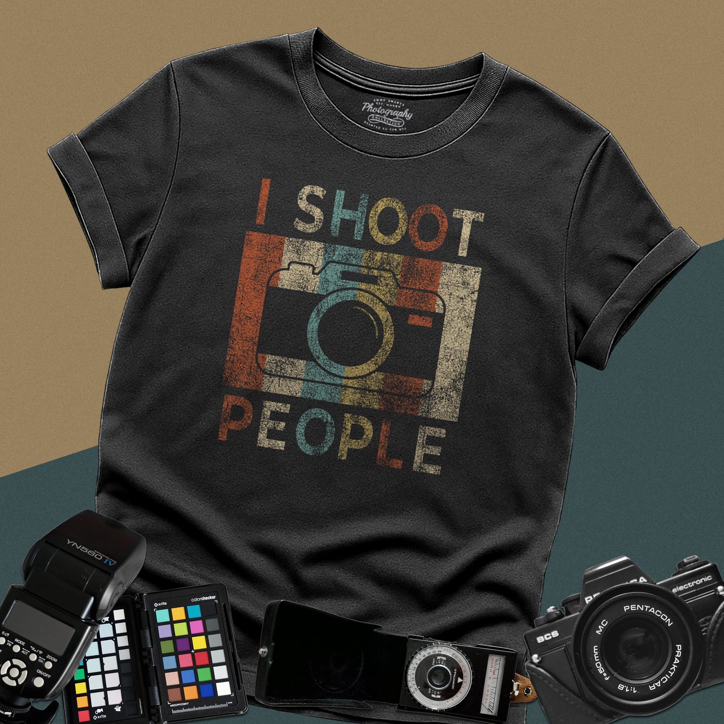 0045. I Shoot People Photo Camera Unisex T-Shirt
