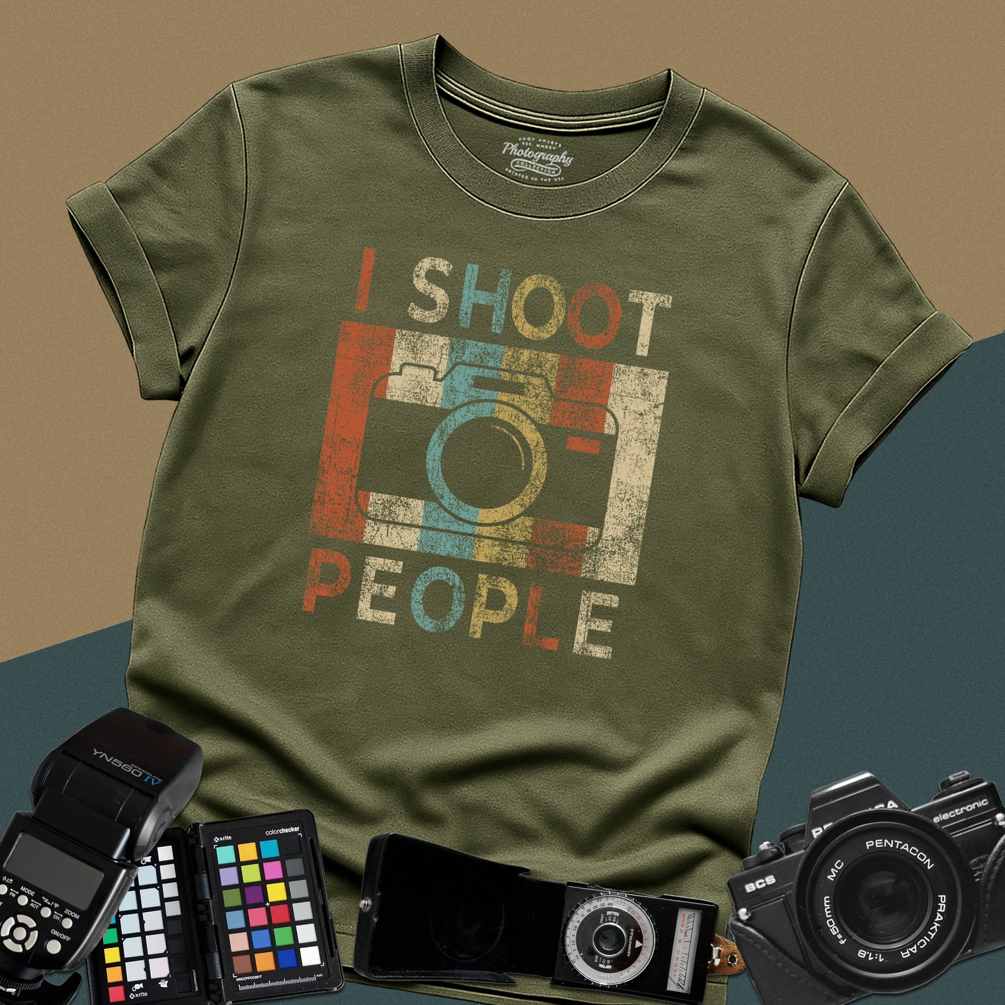 0045. I Shoot People Photo Camera Unisex T-Shirt