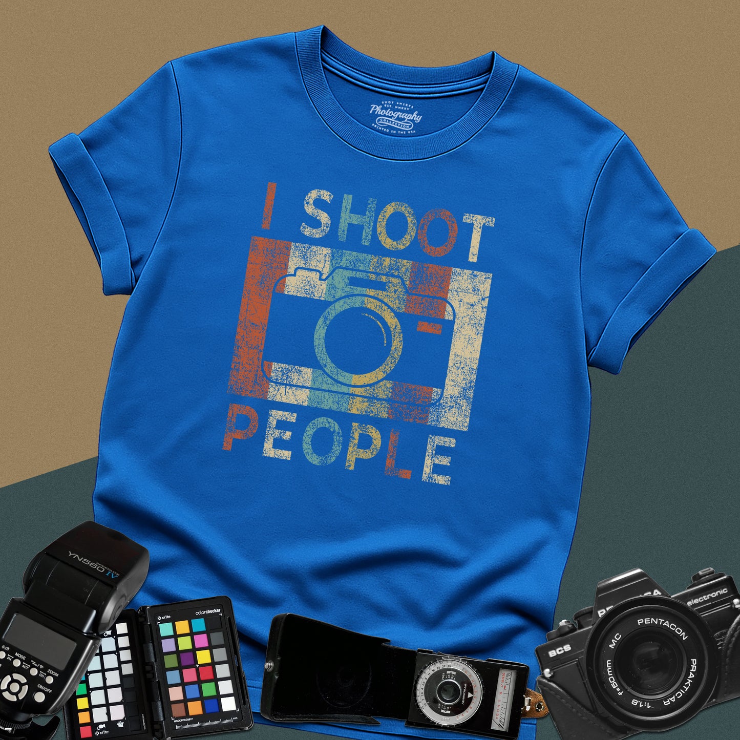 0045. I Shoot People Photo Camera Unisex T-Shirt