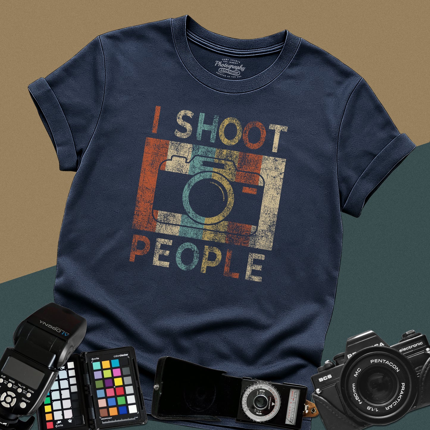 0045. I Shoot People Photo Camera Unisex T-Shirt