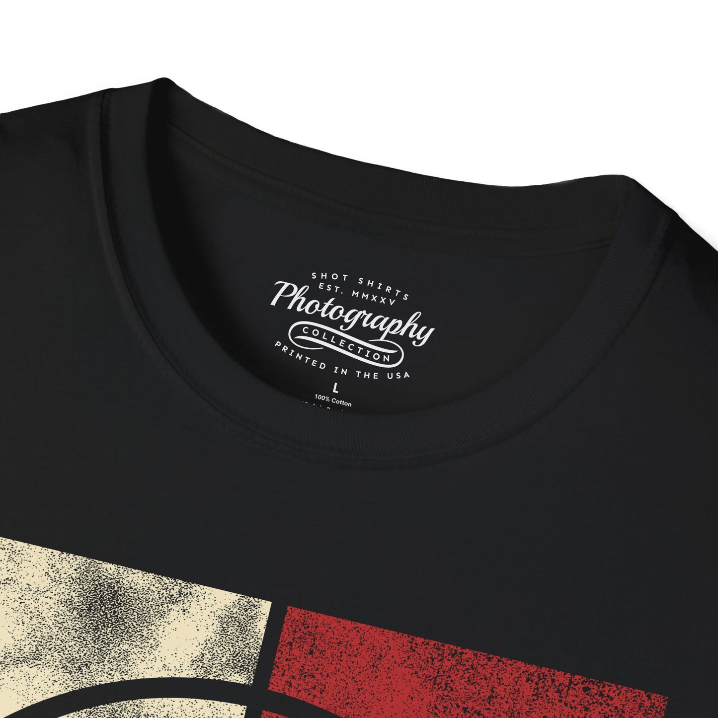 0024. Colored Silhouette Of A Photographer Unisex T-Shirt