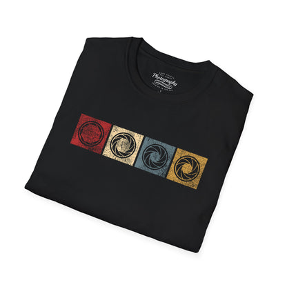 0038. Colorful Photography Apertures Unisex T-Shirt