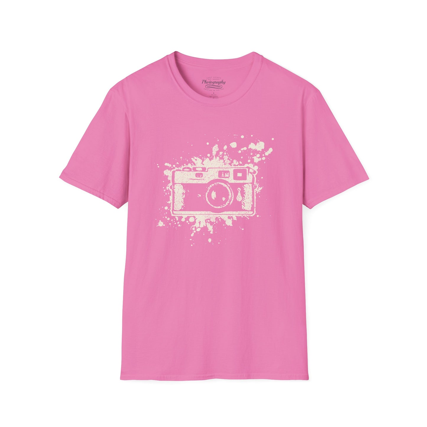 0019. Watercolor Painted Photo Camera Unisex T-Shirt