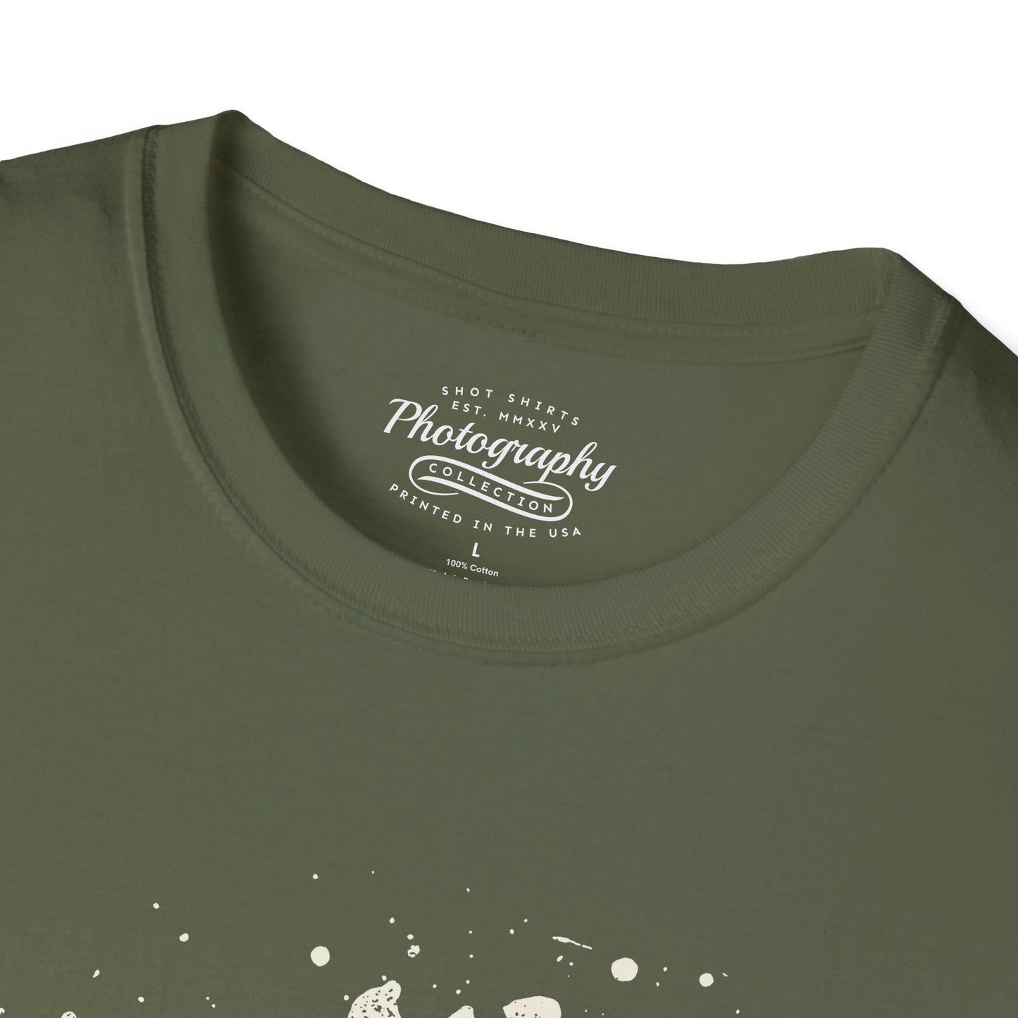 0019. Watercolor Painted Photo Camera Unisex T-Shirt