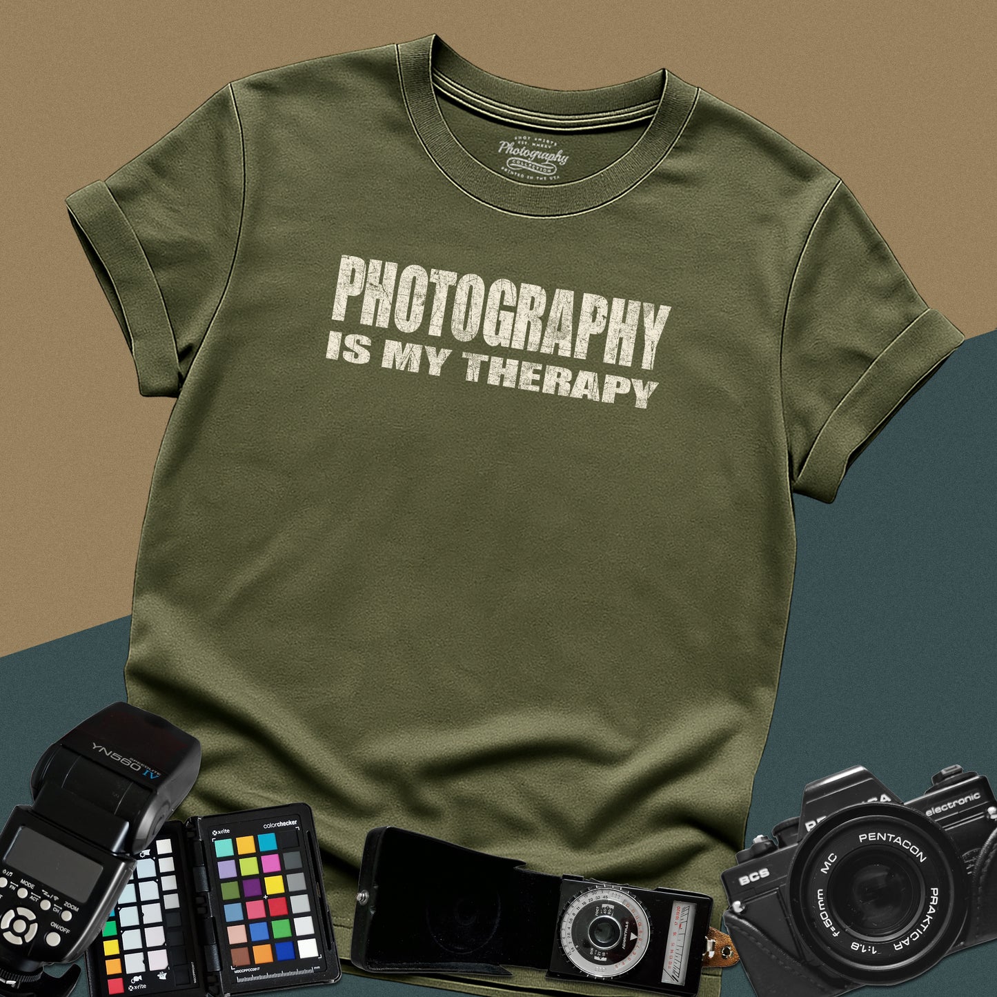 0059. Photography Is My Therapy Unisex T-Shirt