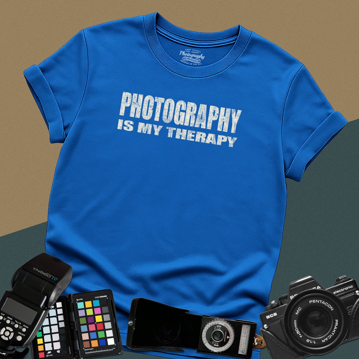 0059. Photography Is My Therapy Unisex T-Shirt