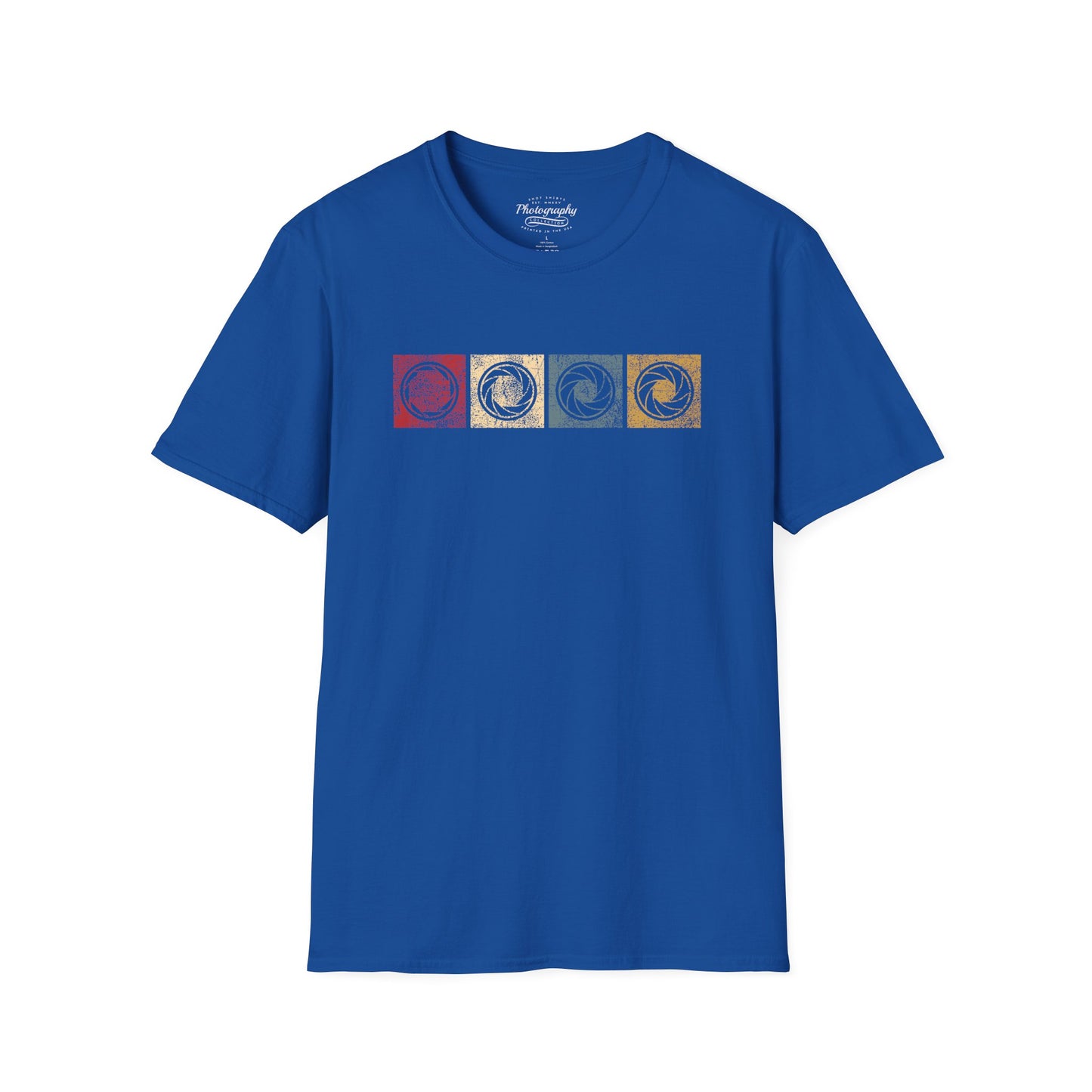 0038. Colorful Photography Apertures Unisex T-Shirt