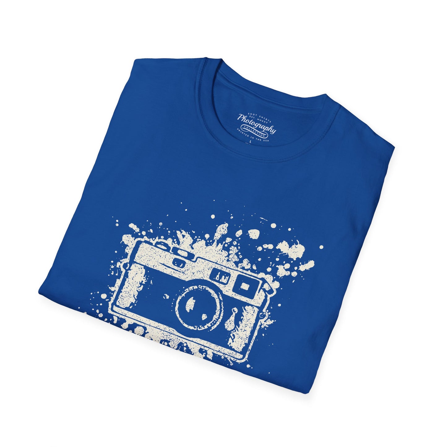 0019. Watercolor Painted Photo Camera Unisex T-Shirt