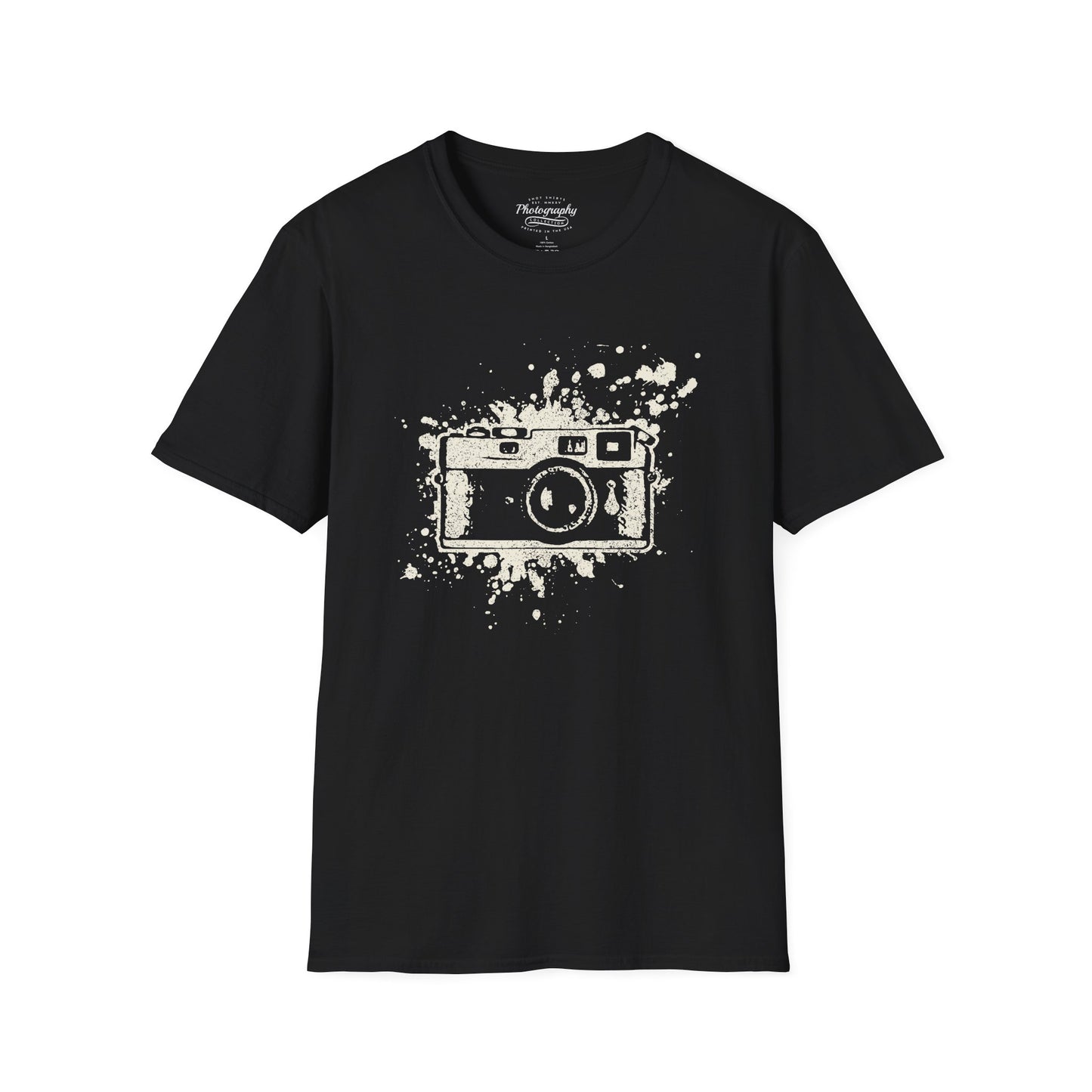 0019. Watercolor Painted Photo Camera Unisex T-Shirt