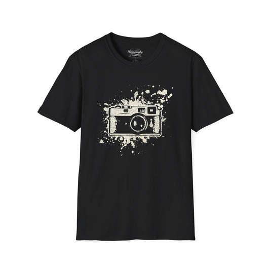 0019. Watercolor Painted Photo Camera Unisex T-Shirt