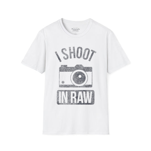 0028. I Shoot In RAW Unisex T-Shirt