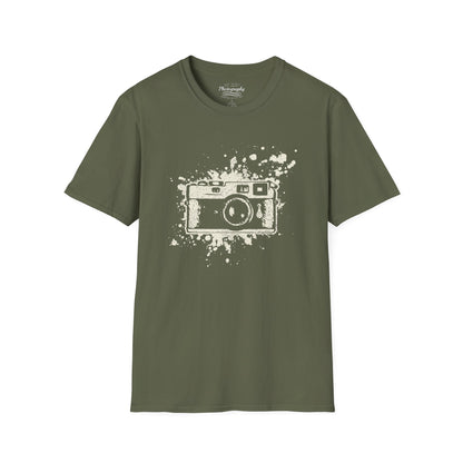 0019. Watercolor Painted Photo Camera Unisex T-Shirt