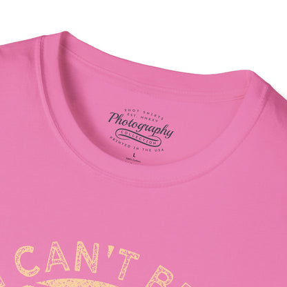 0020. If I Can't Take My Camera I'm Not Going Sunset Photo Camera Unisex T-Shirt