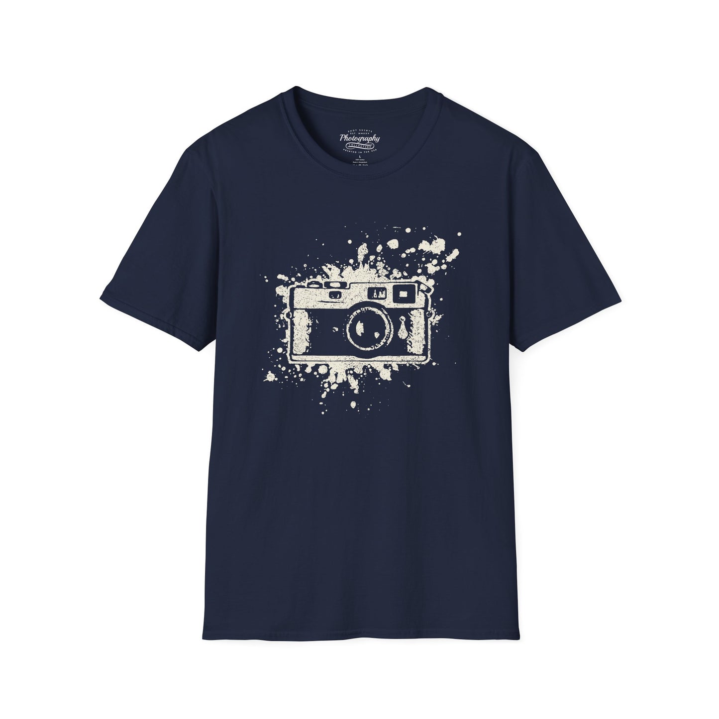 0019. Watercolor Painted Photo Camera Unisex T-Shirt