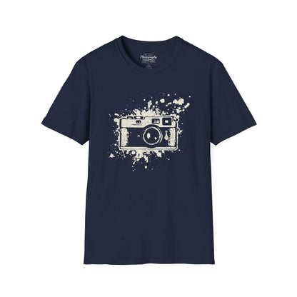 0019. Watercolor Painted Photo Camera Unisex T-Shirt