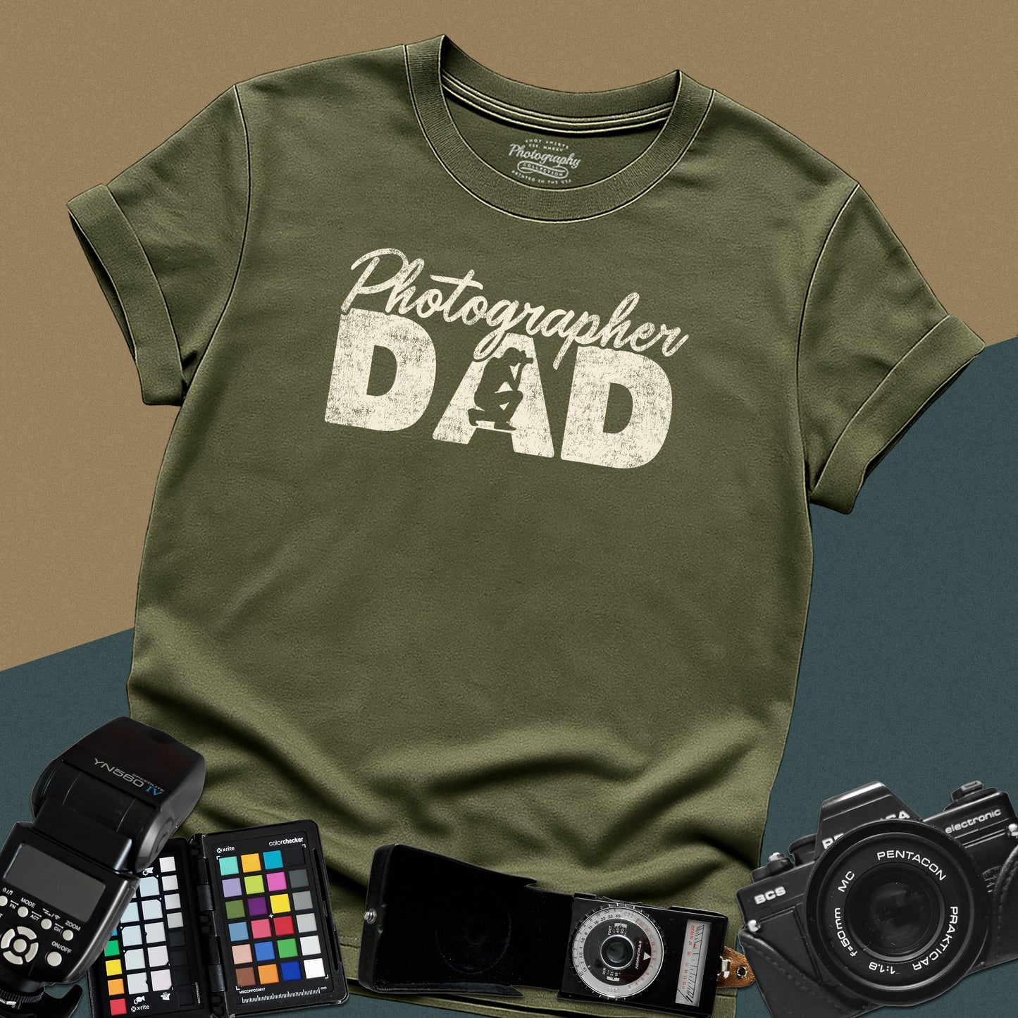 0079. Photographer Dad Grunge Unisex T-Shirt