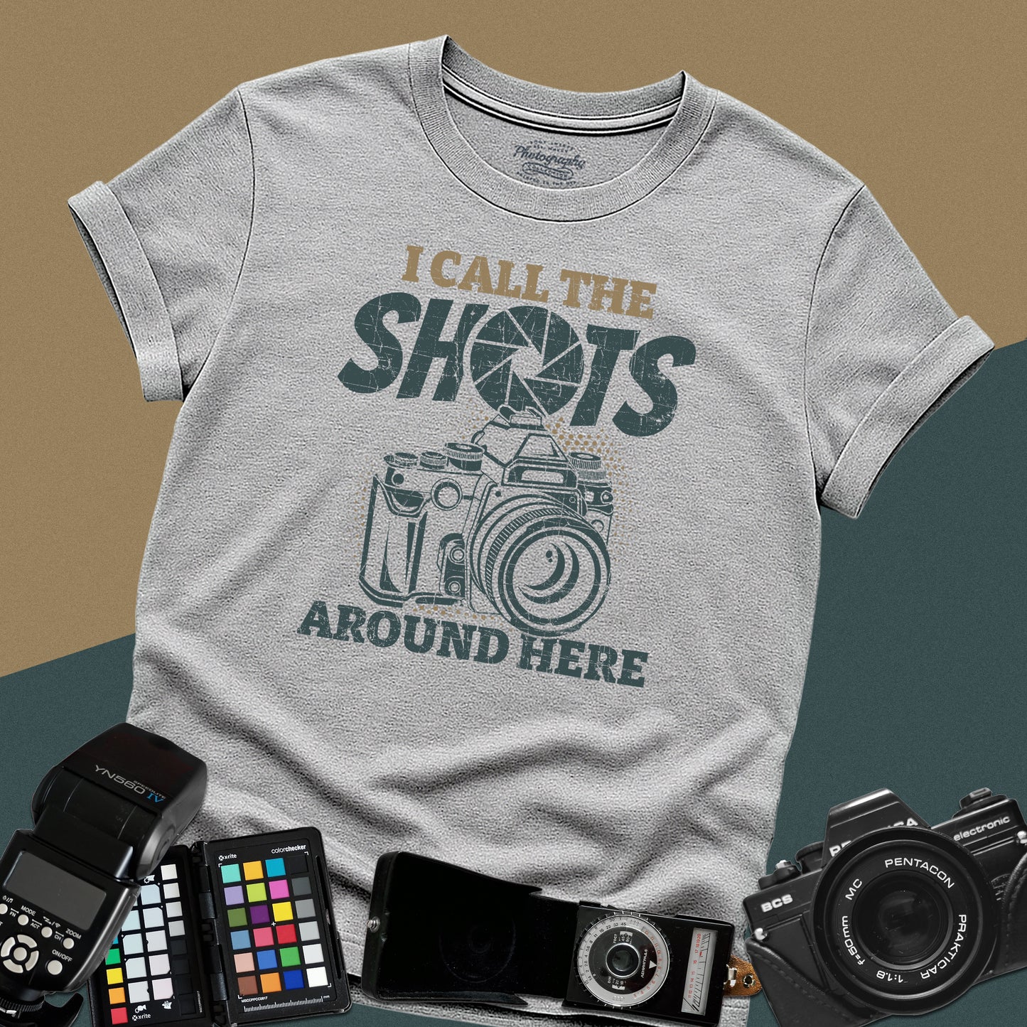 0089. I Call The Shots Around Here Photo Camera Unisex T-Shirt