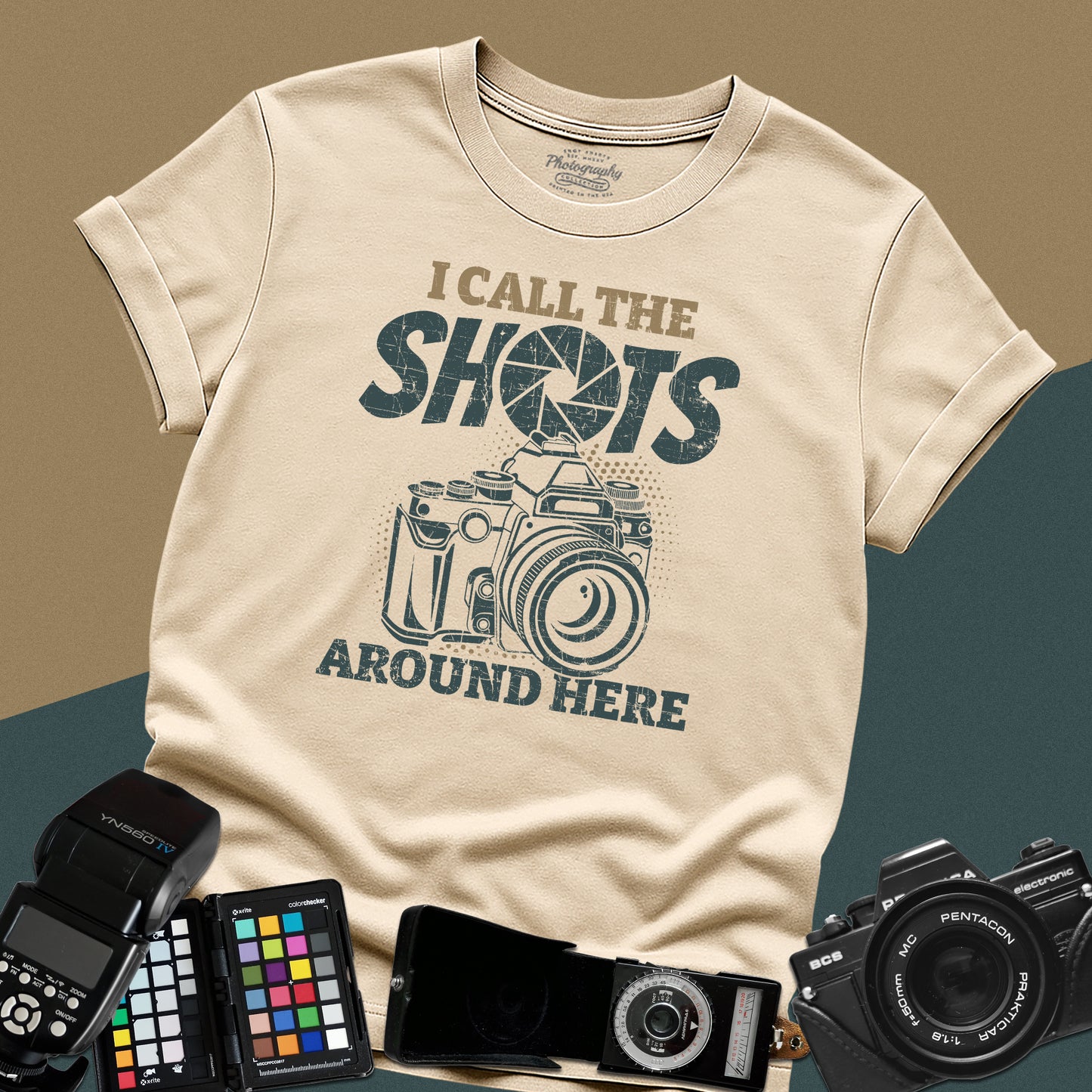 0089. I Call The Shots Around Here Photo Camera Unisex T-Shirt