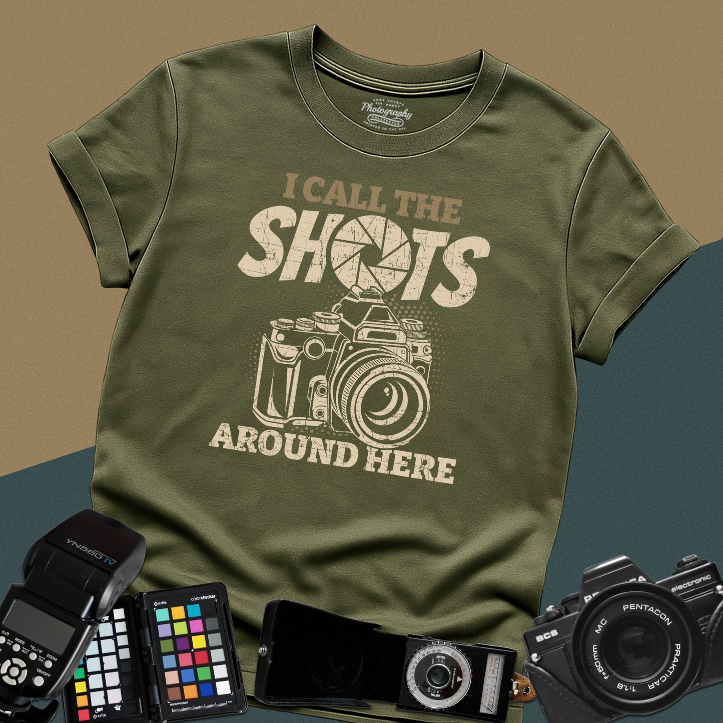 0089. I Call The Shots Around Here Photo Camera Unisex T-Shirt