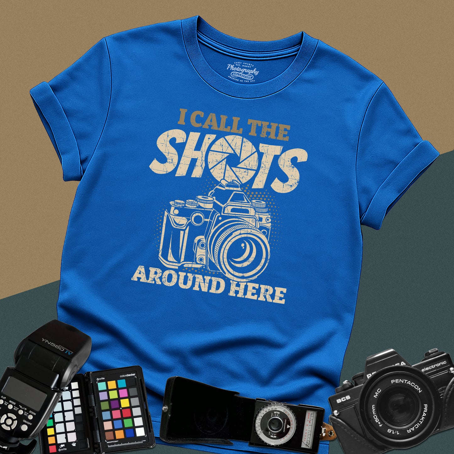 0089. I Call The Shots Around Here Photo Camera Unisex T-Shirt