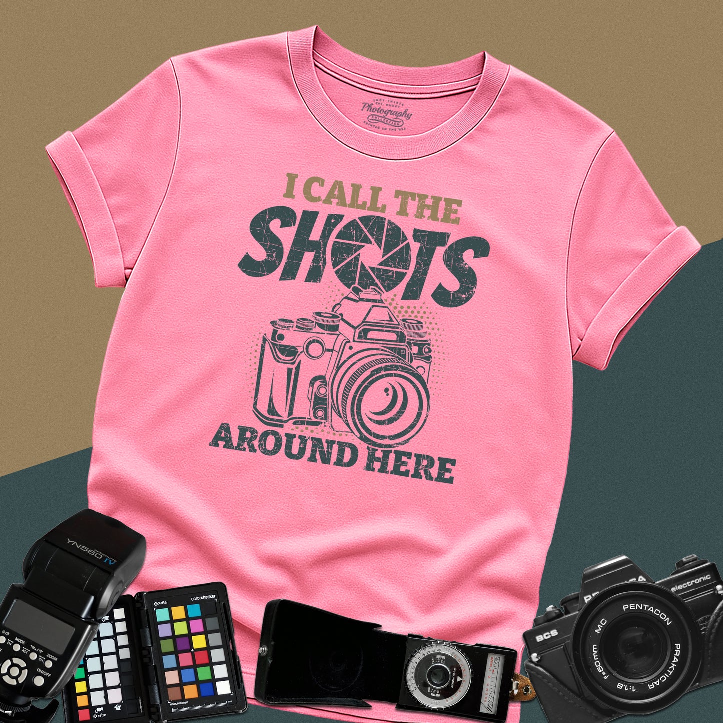 0089. I Call The Shots Around Here Photo Camera Unisex T-Shirt