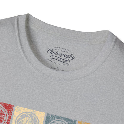 0038. Colorful Photography Apertures Unisex T-Shirt