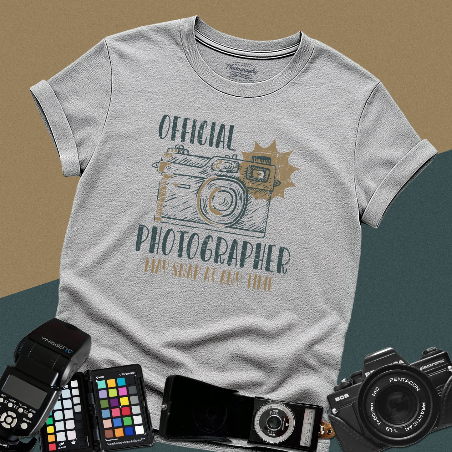 0090. Official Photographer May Snap At Any Time Photo Camera Unisex T-Shirt