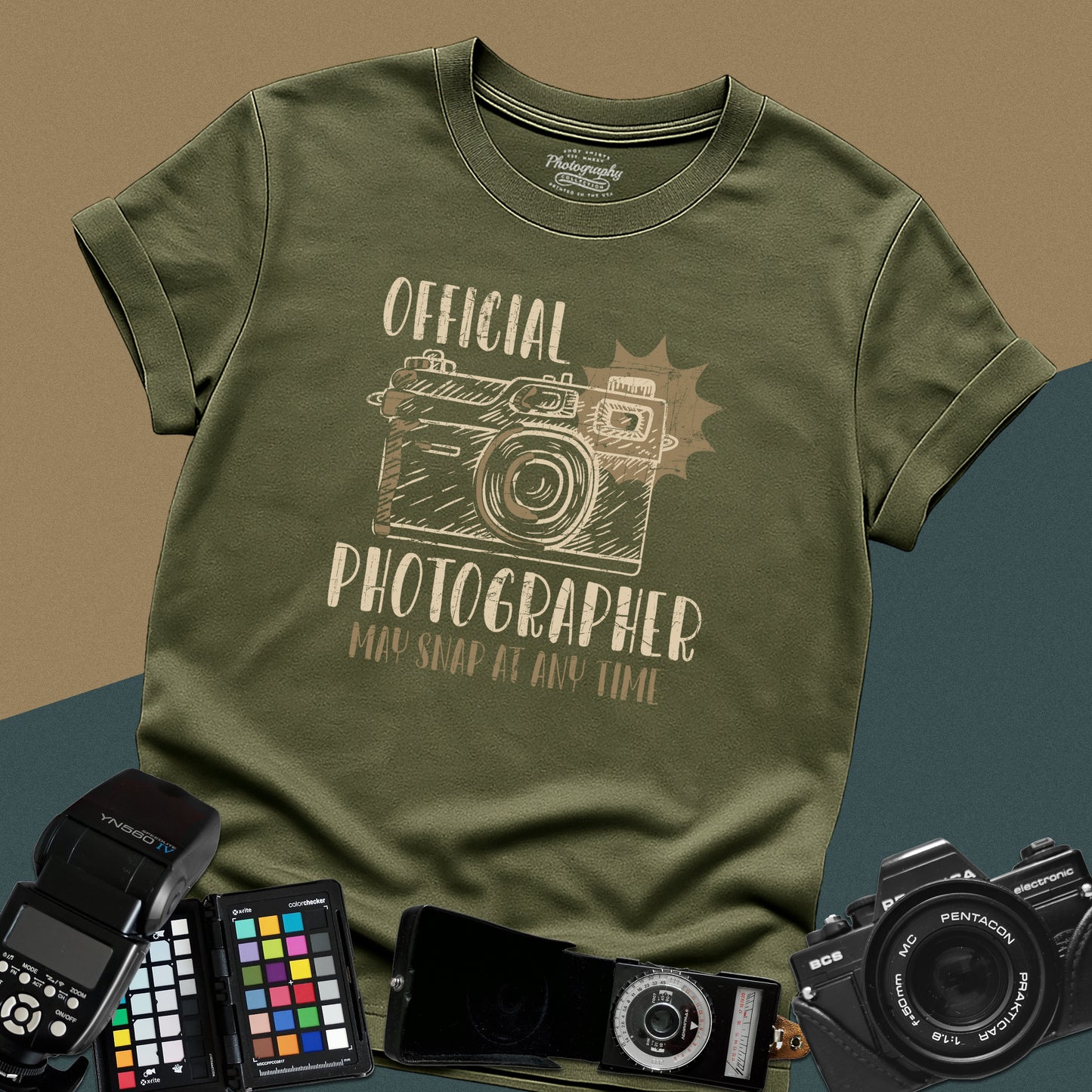 0090. Official Photographer May Snap At Any Time Photo Camera Unisex T-Shirt