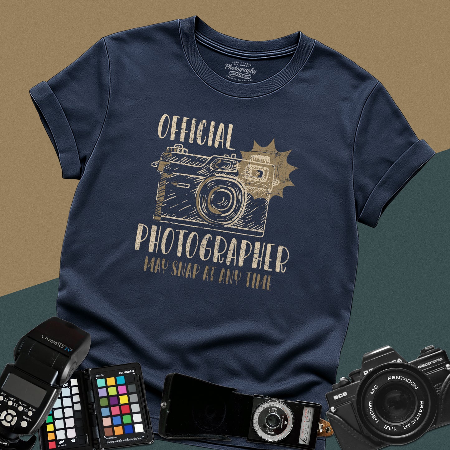 0090. Official Photographer May Snap At Any Time Photo Camera Unisex T-Shirt