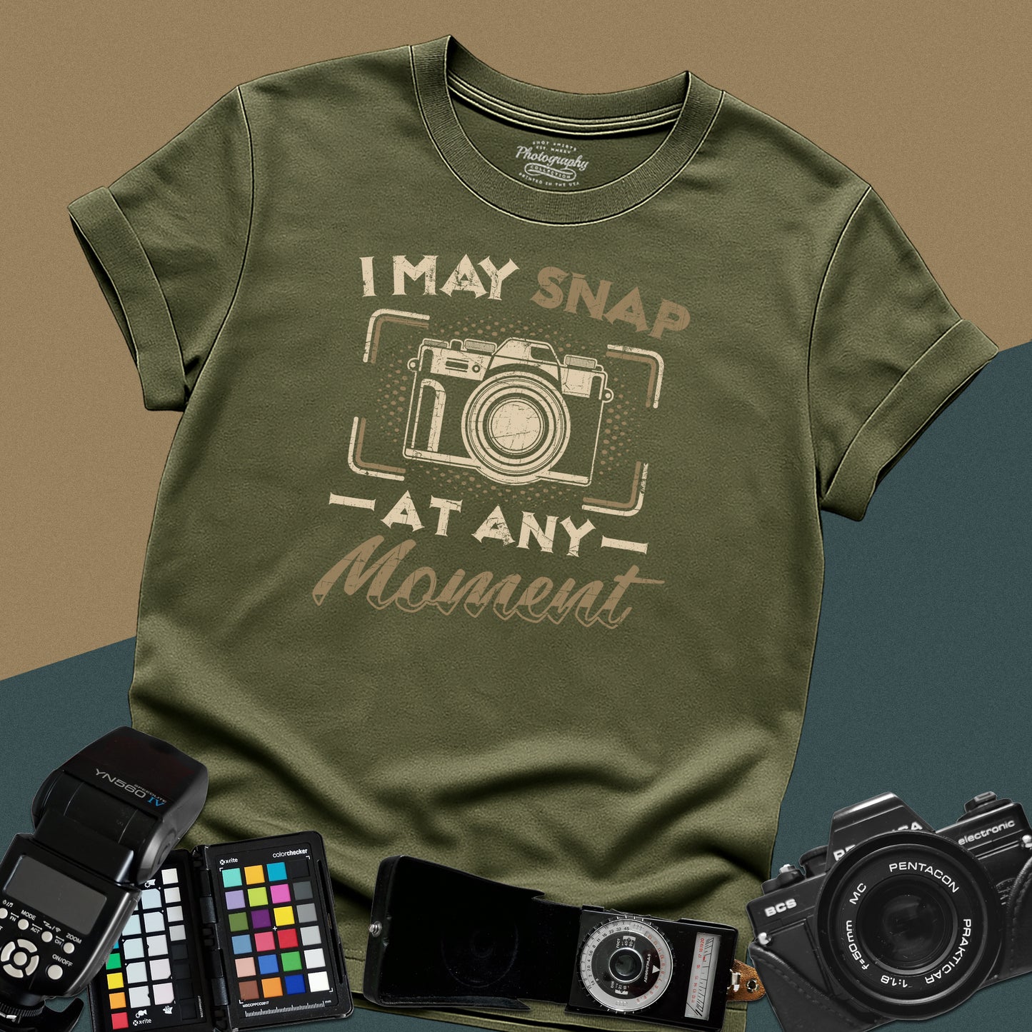 0095. I May Snap At Any Moment Photo Camera Unisex T-Shirt
