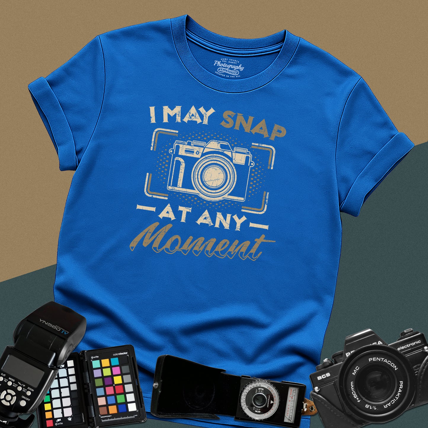 0095. I May Snap At Any Moment Photo Camera Unisex T-Shirt