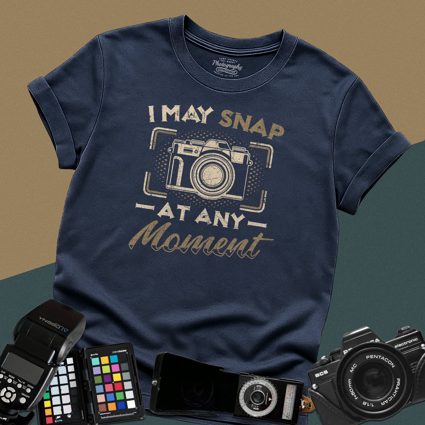 0095. I May Snap At Any Moment Photo Camera Unisex T-Shirt