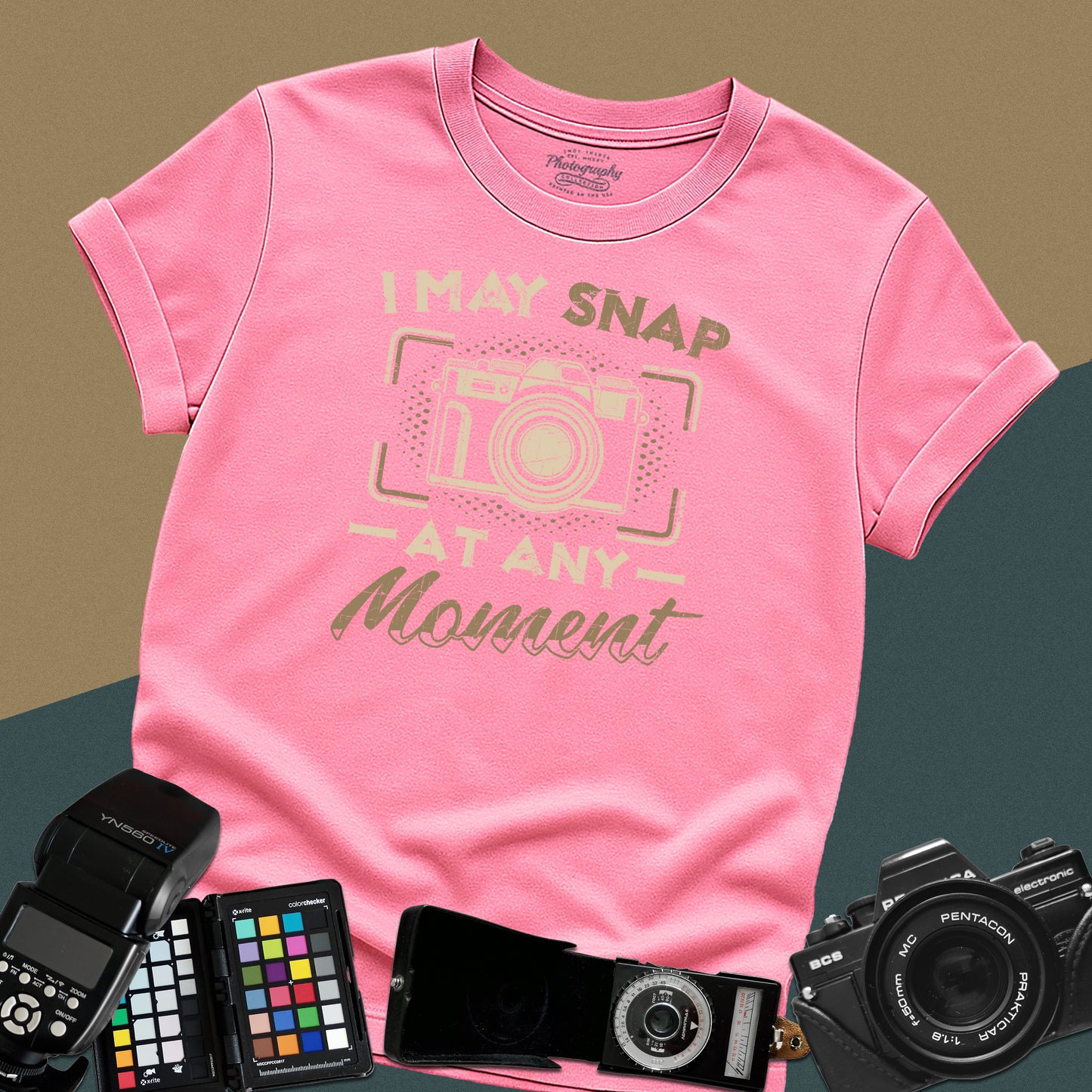 0095. I May Snap At Any Moment Photo Camera Unisex T-Shirt