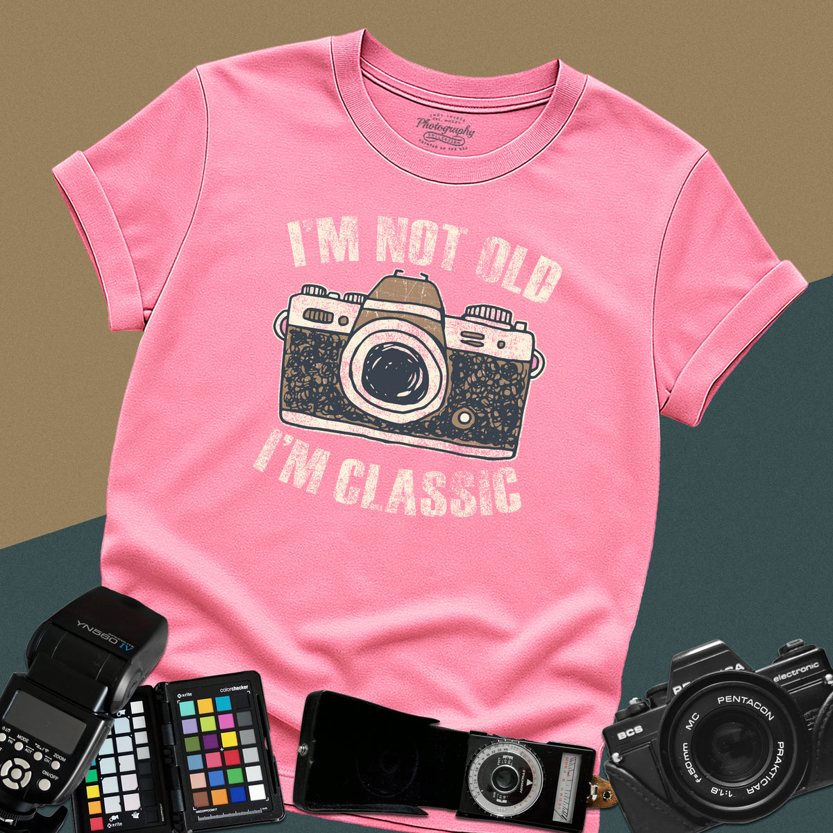 I'm Not Old I'm Classic Funny Vintage Film Camera Photographer T-Shirt