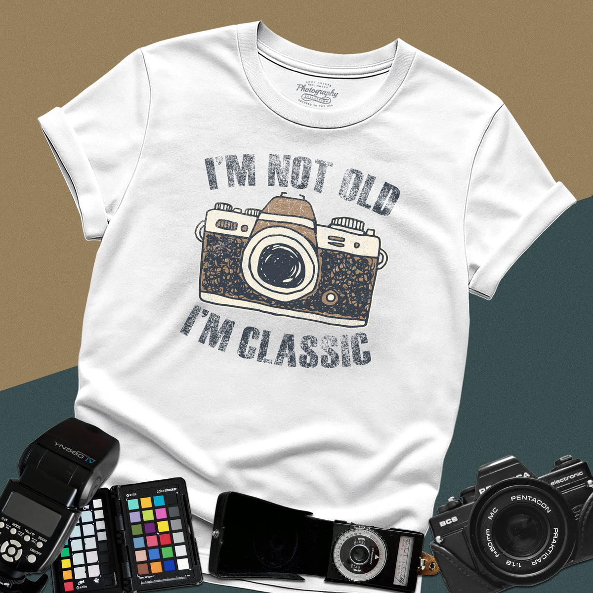 I'm Not Old I'm Classic Funny Vintage Film Camera Photographer T-Shirt